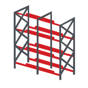 Drive-in racking illustration