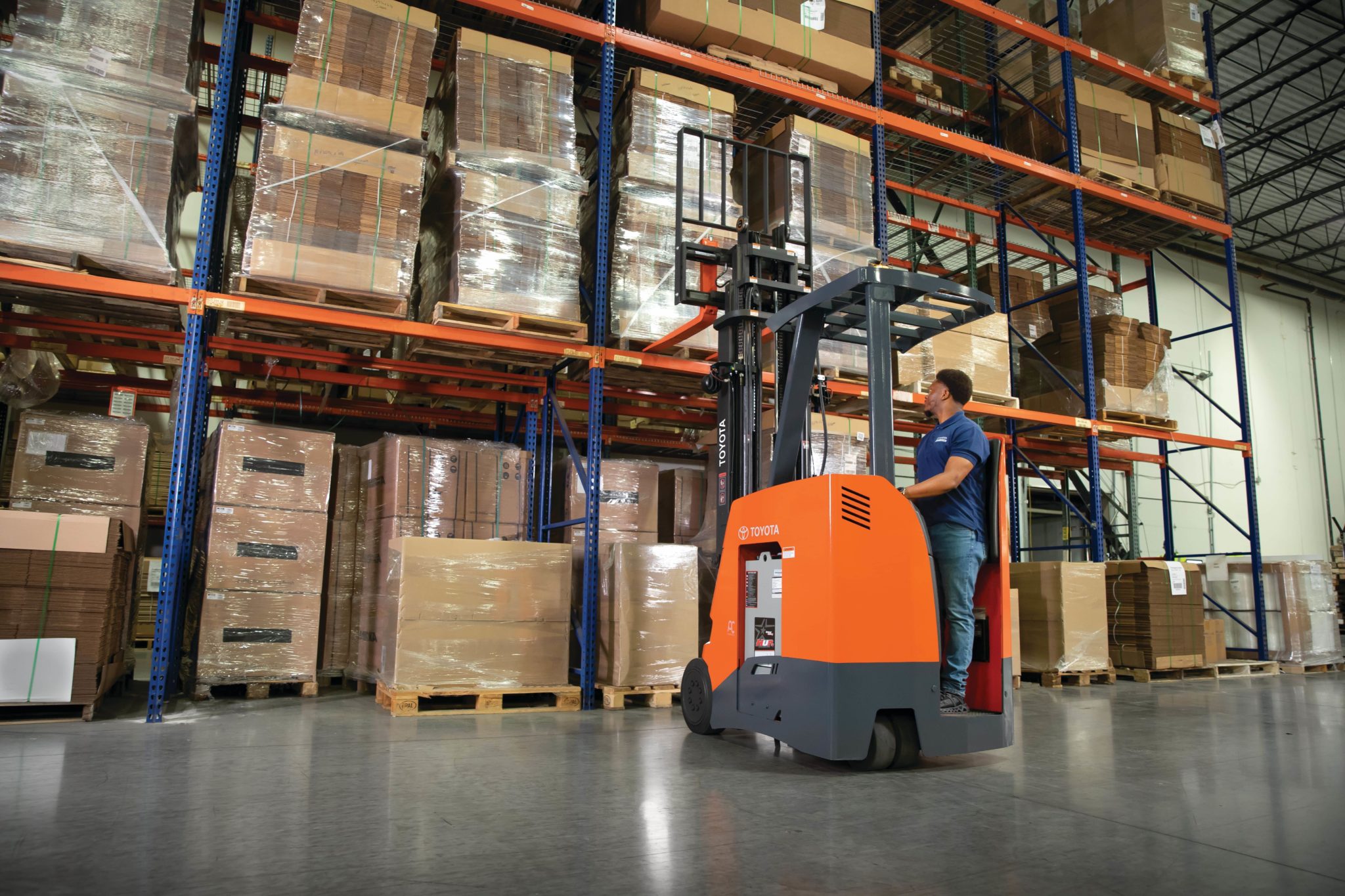 New Toyota Stand-Up Electric Forklift // SR1-BE, SR1-HP