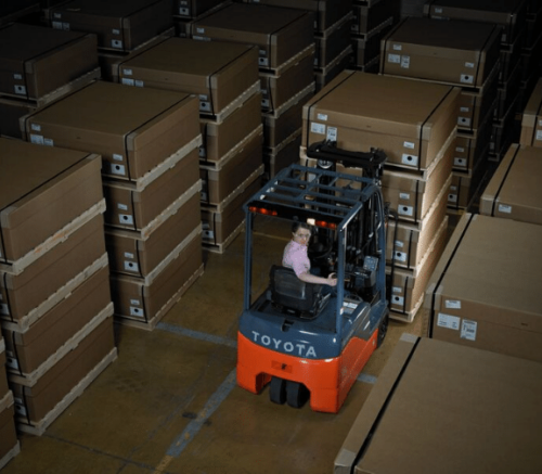 New Toyota 3-Wheel Electric Forklift // 8FBE15-20U