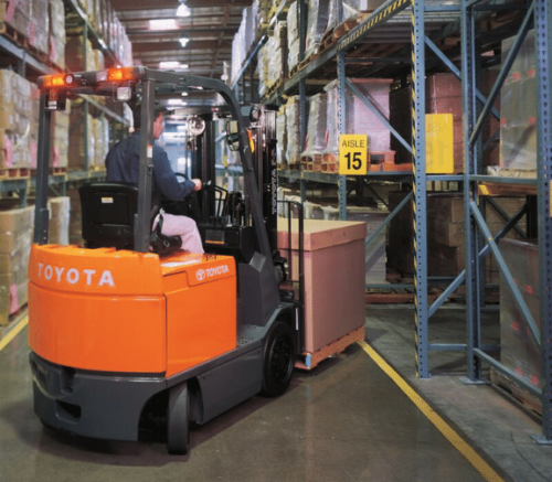 New Toyota Large Electric Forklift // 7FBCU35-55