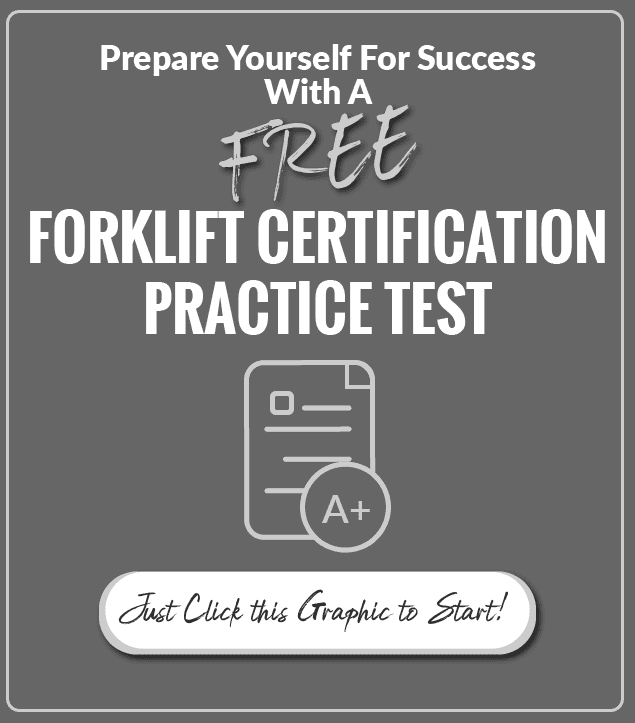Click this graphic to take Conger's free online forklift certification practice test
