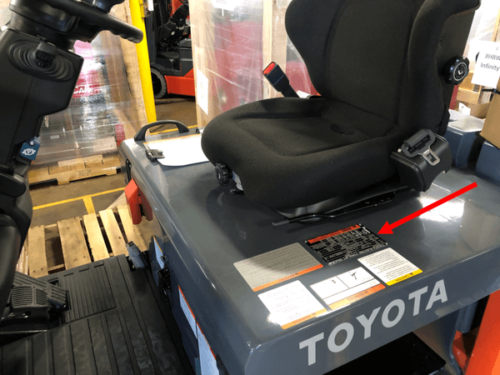 Forklift Data Plates: How To Read And Understand Them - Conger ...