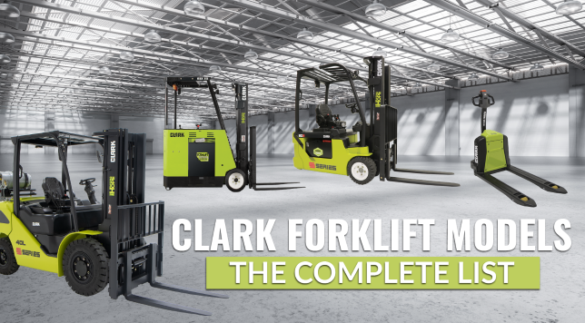 Clark Forklift Models Featured Image