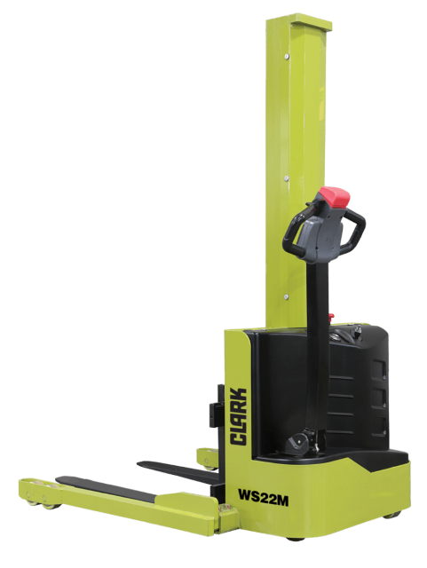 A CLARK WS22M electric stacker forklift
